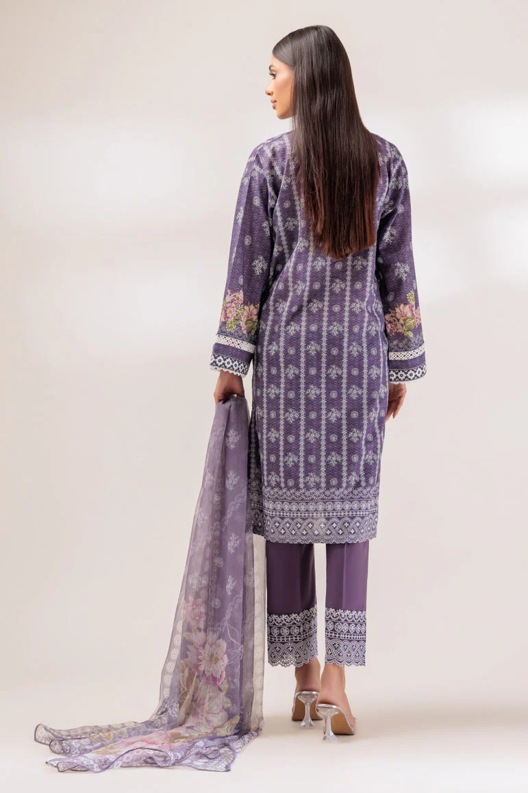 D-PURPLE-CAMBRIC-3 PIECE (PWS1233P05) - Image 5