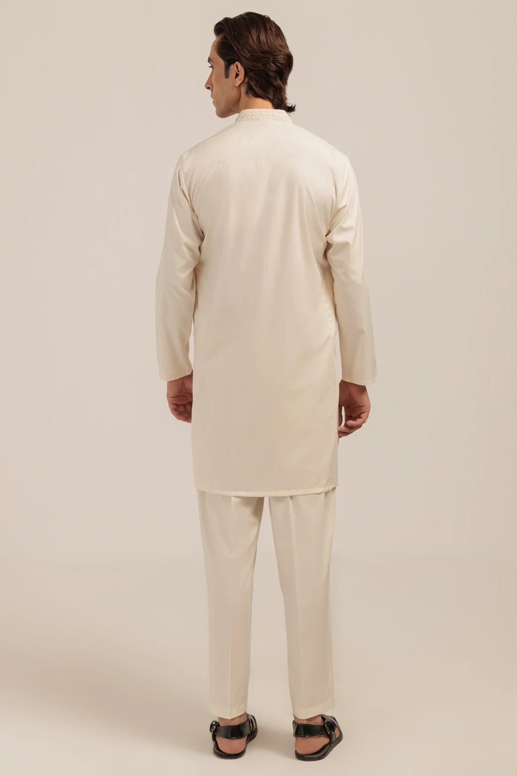 DOVE-BLENDED-KURTA TROUSER - (KSW24-002) - Image 4