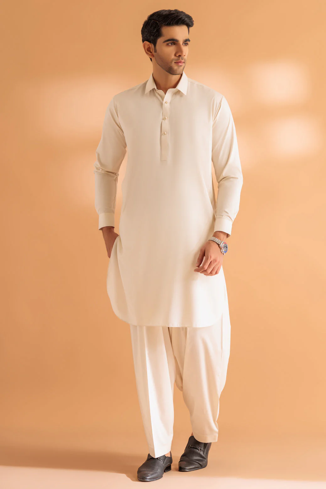 DOVE-BLENDED-SHALWAR SUIT - (GSSR24-011) - Image 2