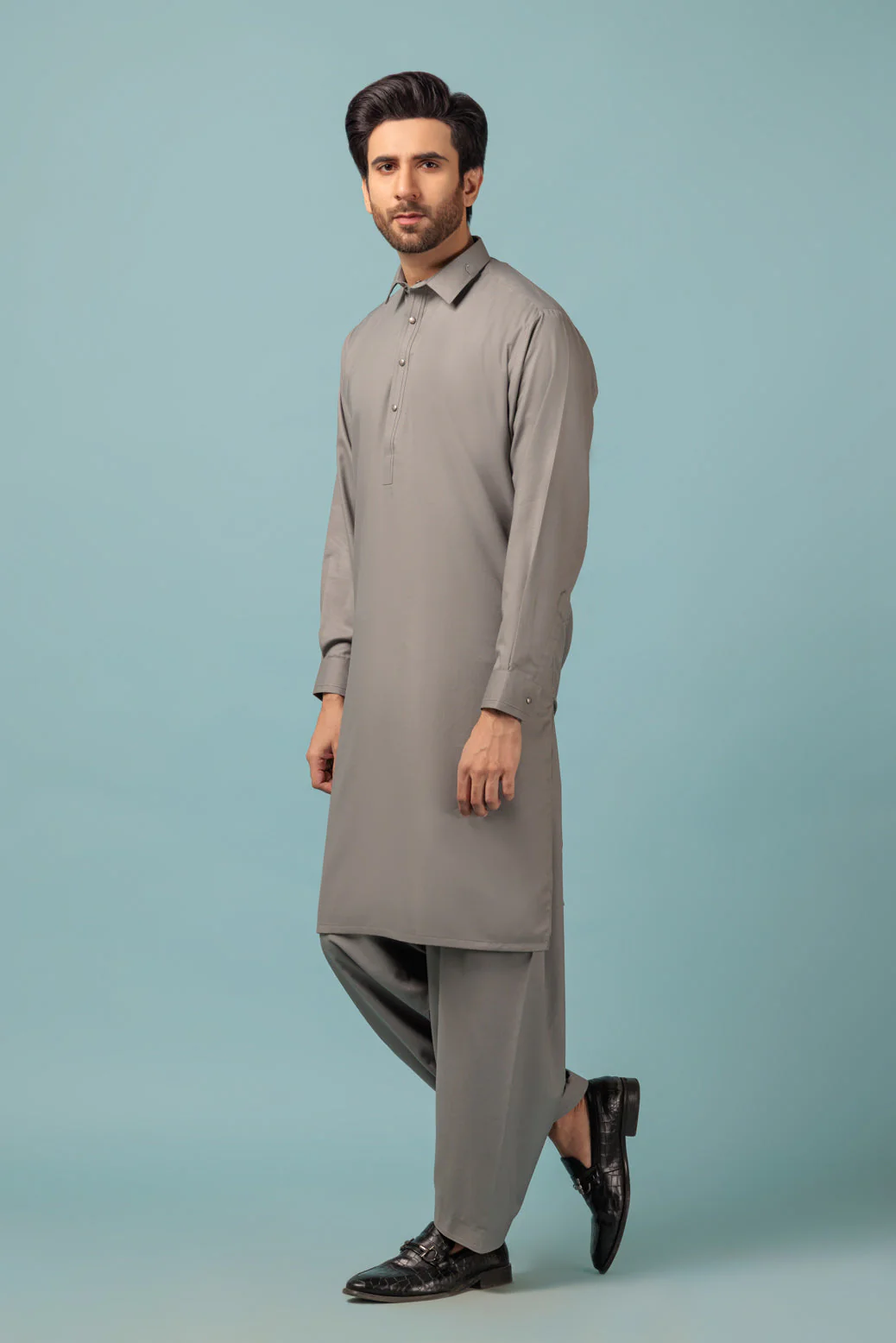 E-SHADOW-BLENDED-KURTA SHALWAR - (KSRW23-001) - Image 3