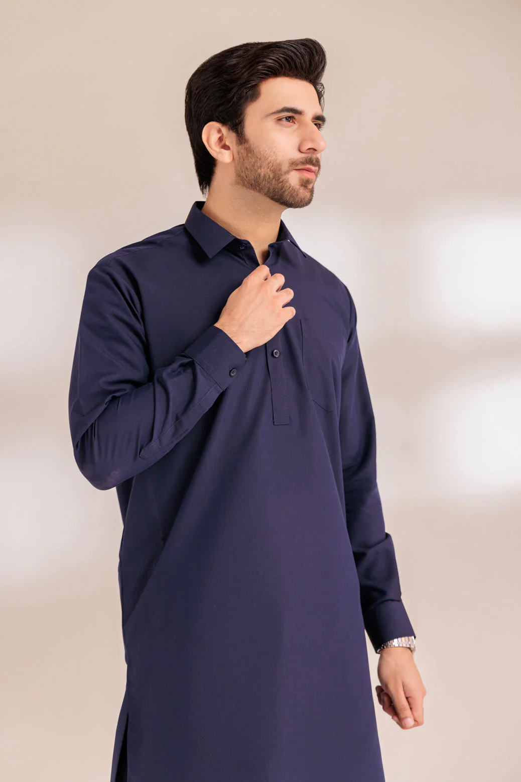 EGG-NOG-BLENDED-SHALWAR SUIT - (GSSS23-018) - Image 4