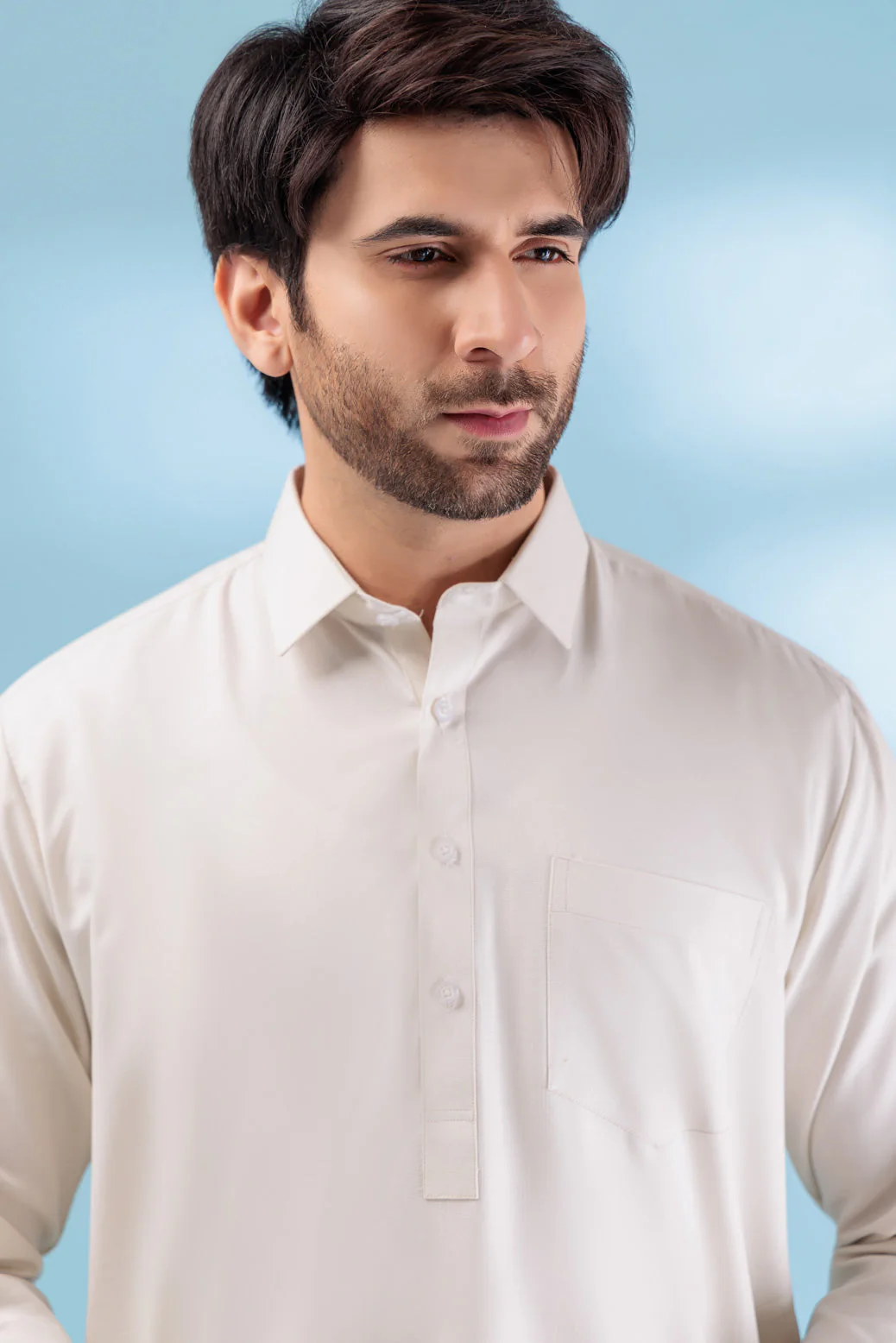 F-BROWN-BLENDED-SHALWAR SUIT - (GSSB23-008) - Image 3
