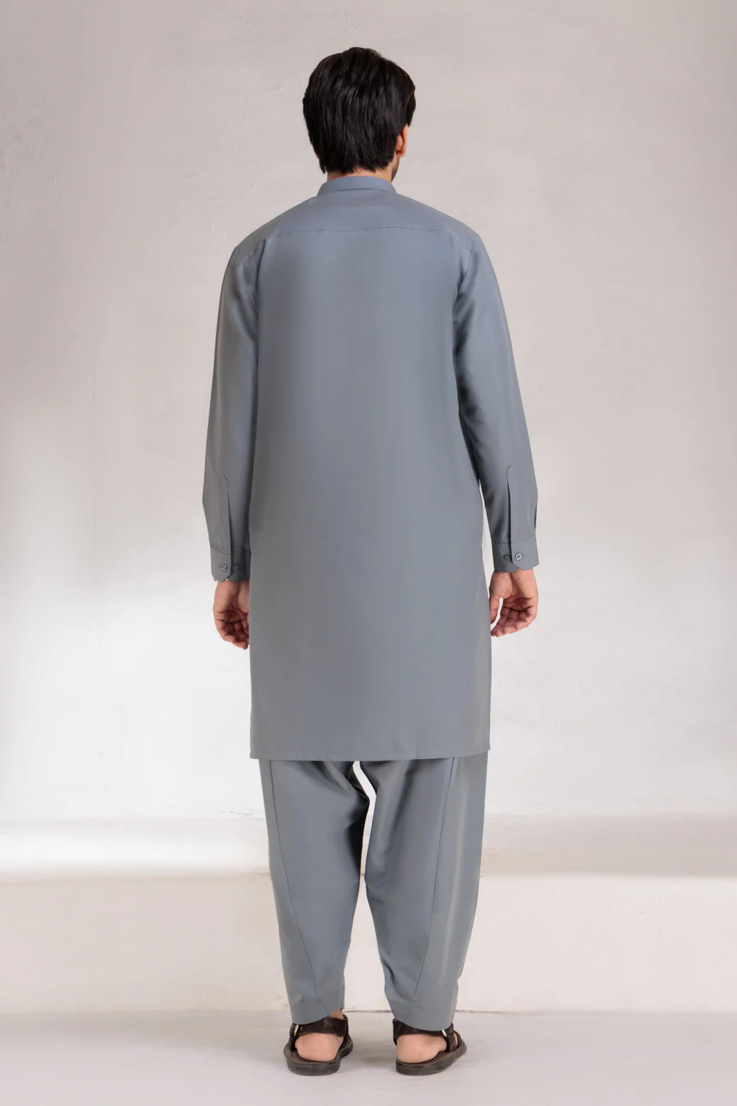 F-GRAY-BLENDED-SHALWAR SUIT (GSBB22-009) - Image 3