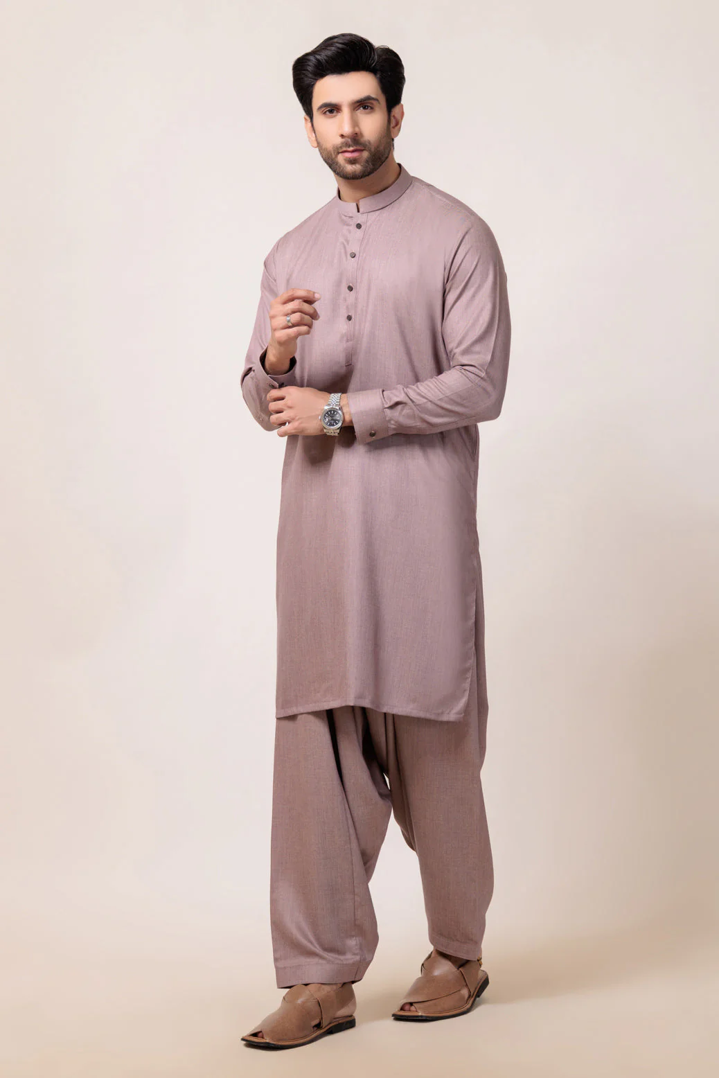 FAWN-BLENDED-SHALWAR SUIT - (GSBW24-007)
