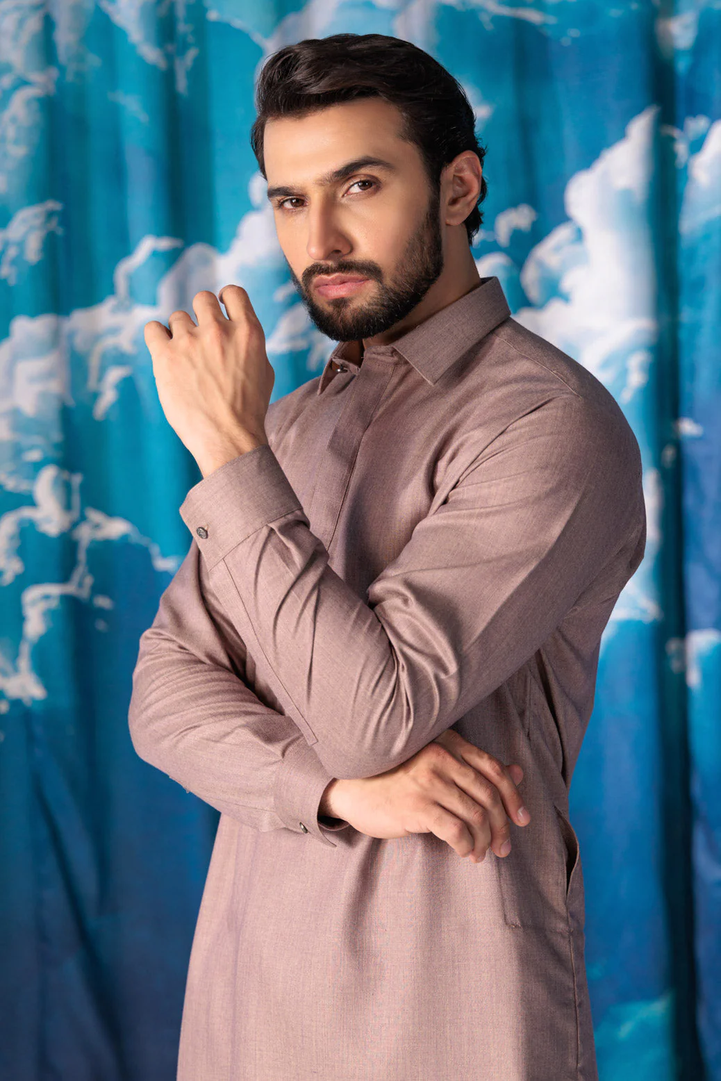 FAWN-BLENDED-SHALWAR SUIT - (GSSW24-011)
