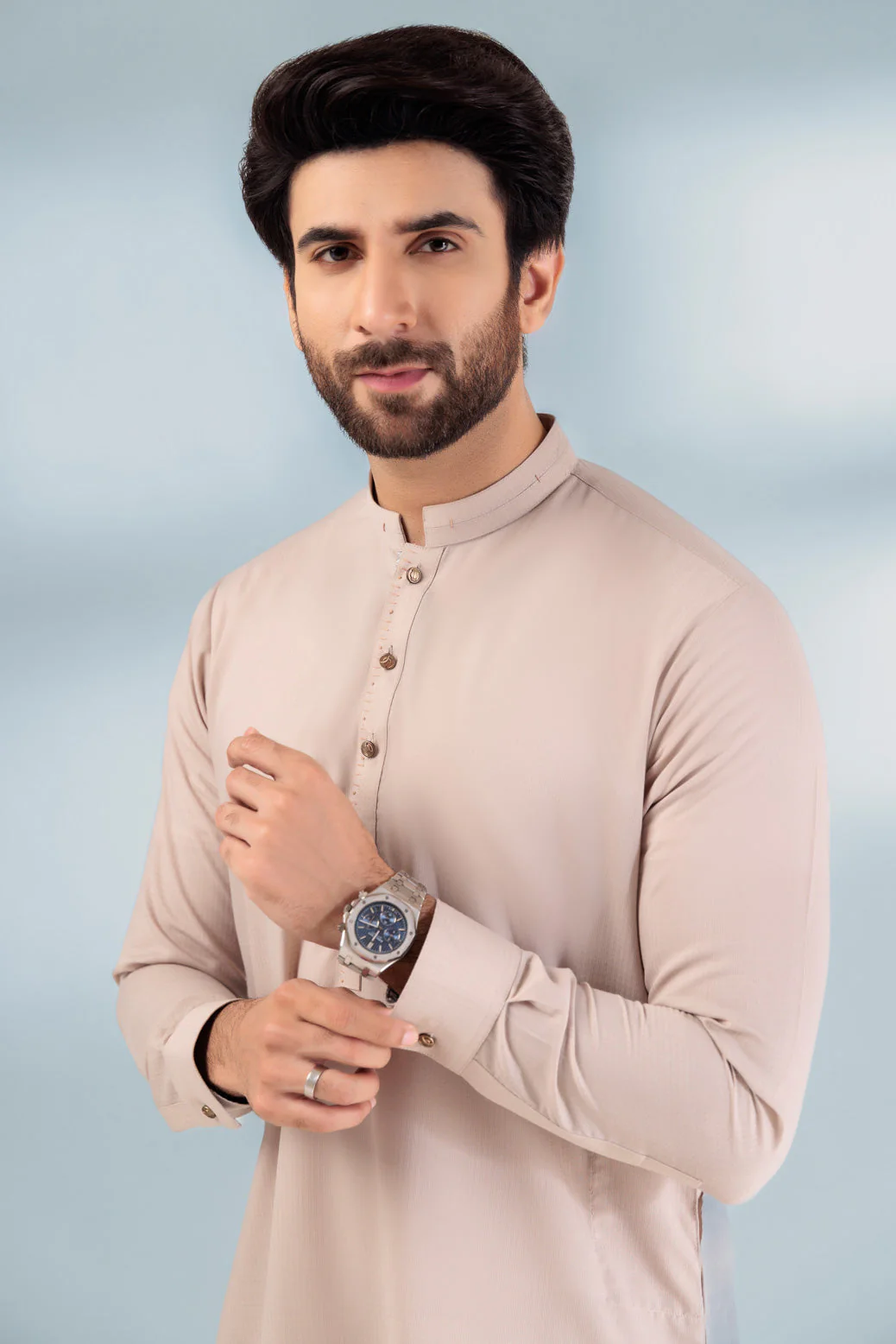 FEATHER-BLENDED-KURTA TROUSER - (KSS24-030) - Image 4