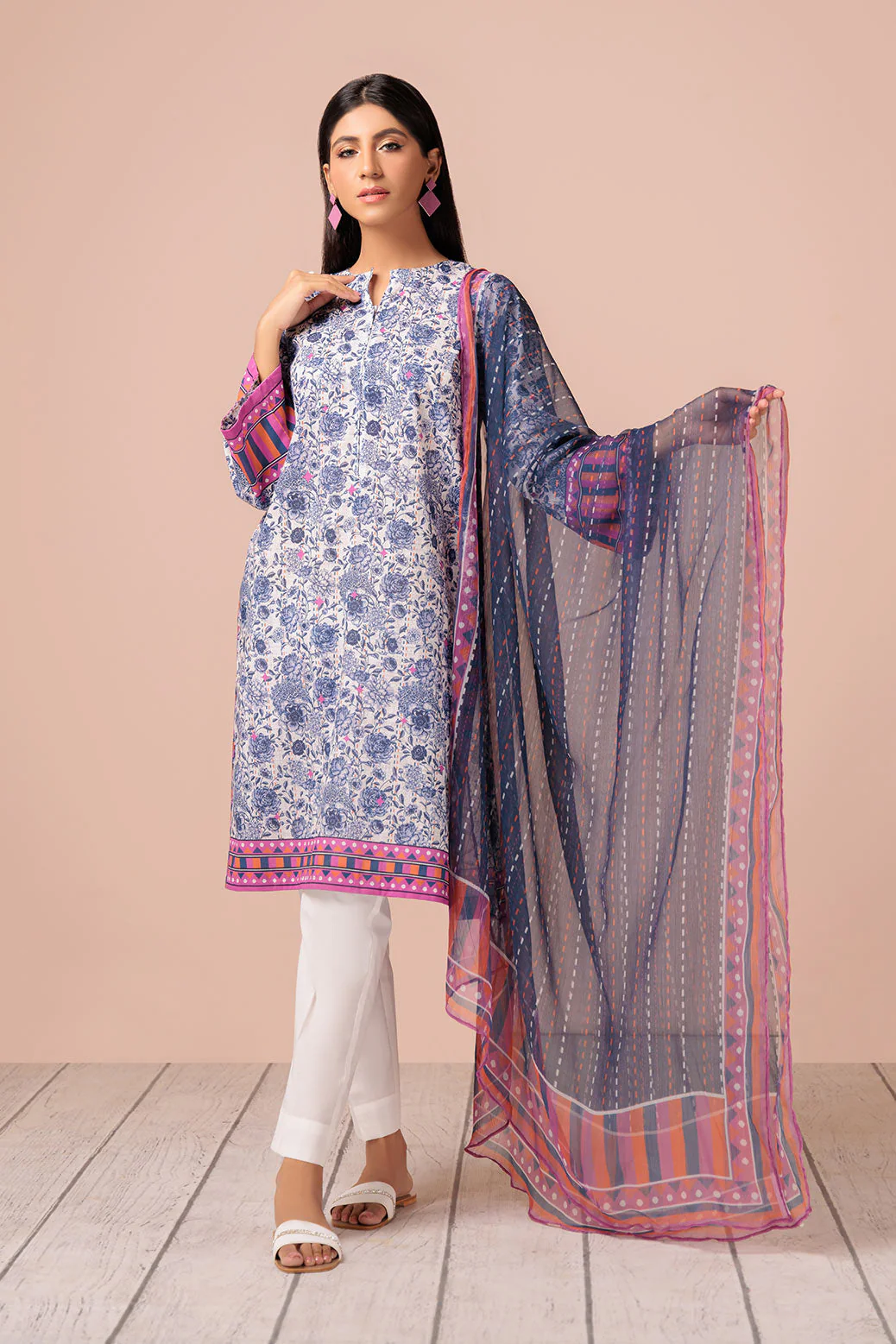 FLORAL ECSTACY - 3 PC (ASR233P20) - Image 3