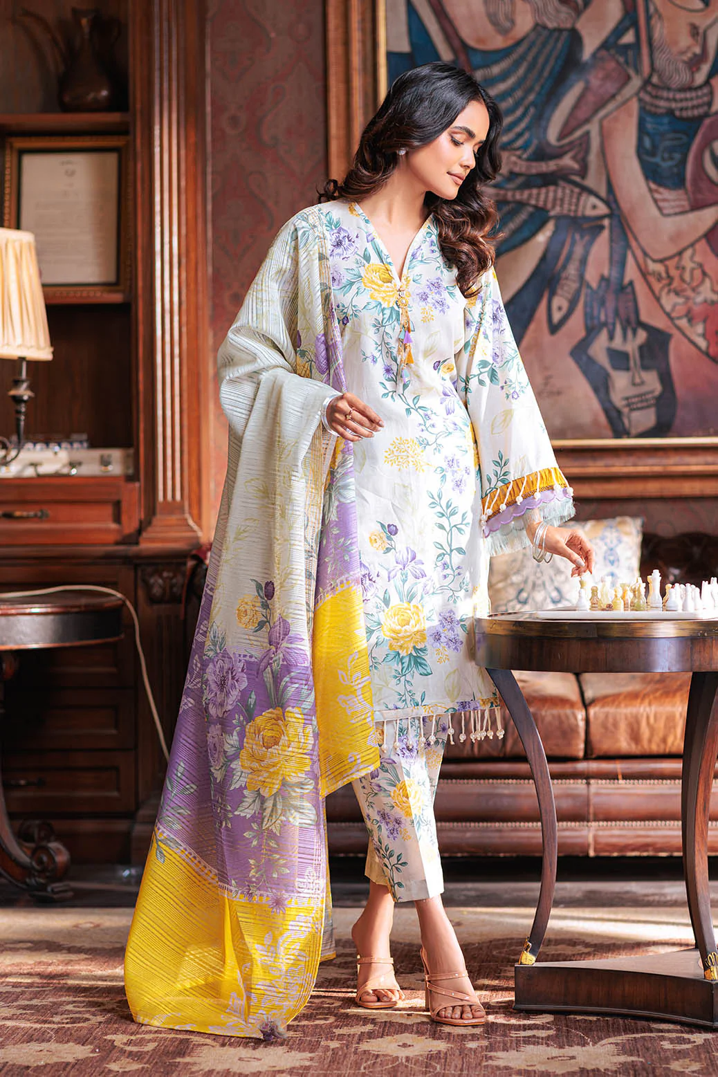 FLORAL FANTACY - 3 PC (1S24P3P176) - Image 4