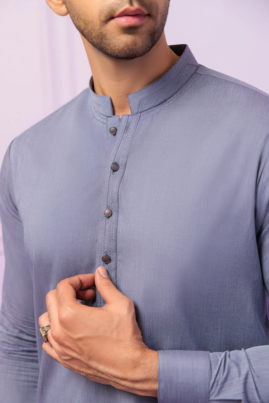 G-FORCE-YARN DYED-KURTA TROUSER - (KSS24-033) - Image 4