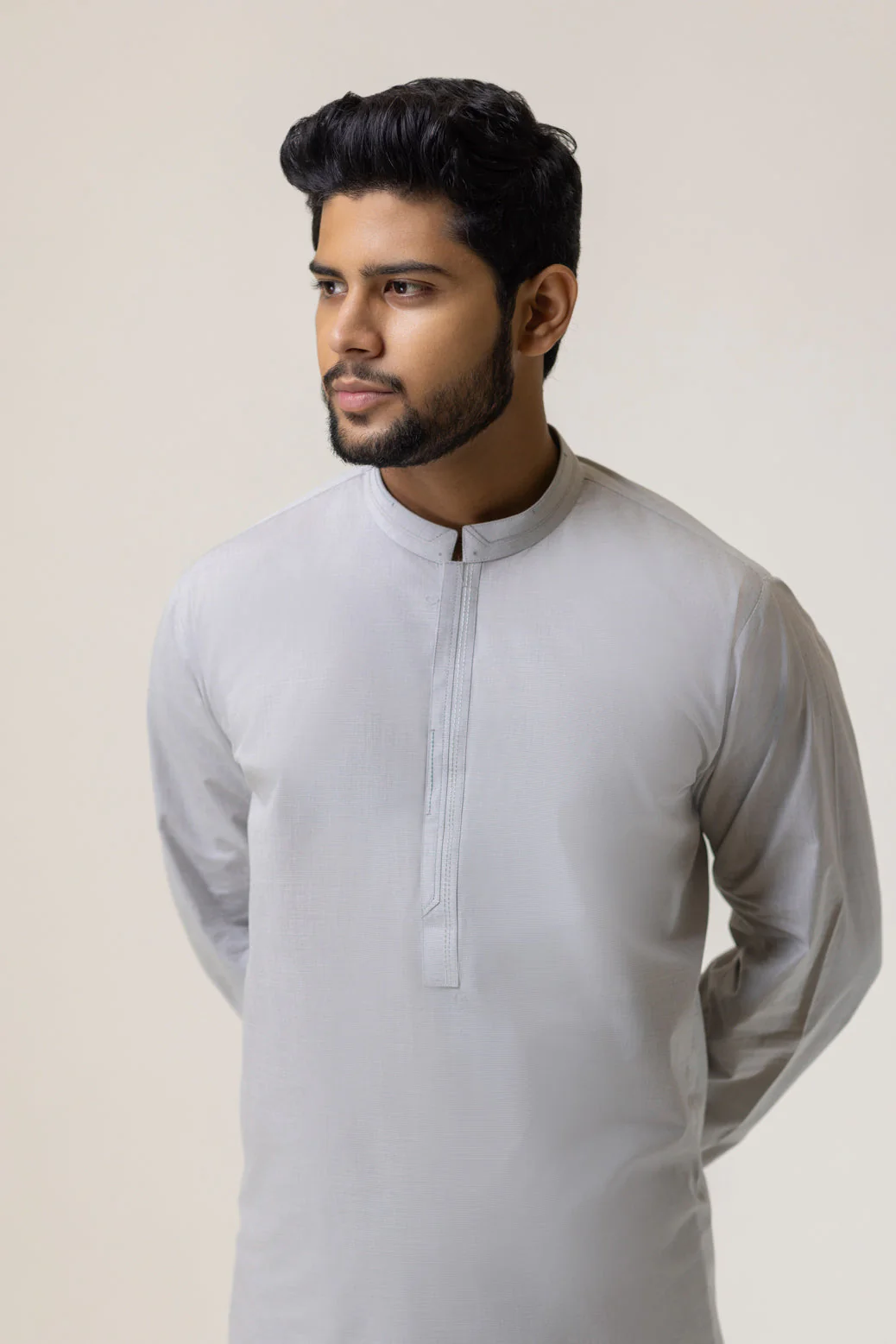 G-MARBLE-YARN DYED-KURTA SHALWAR - (KSRB23-020) - Image 2