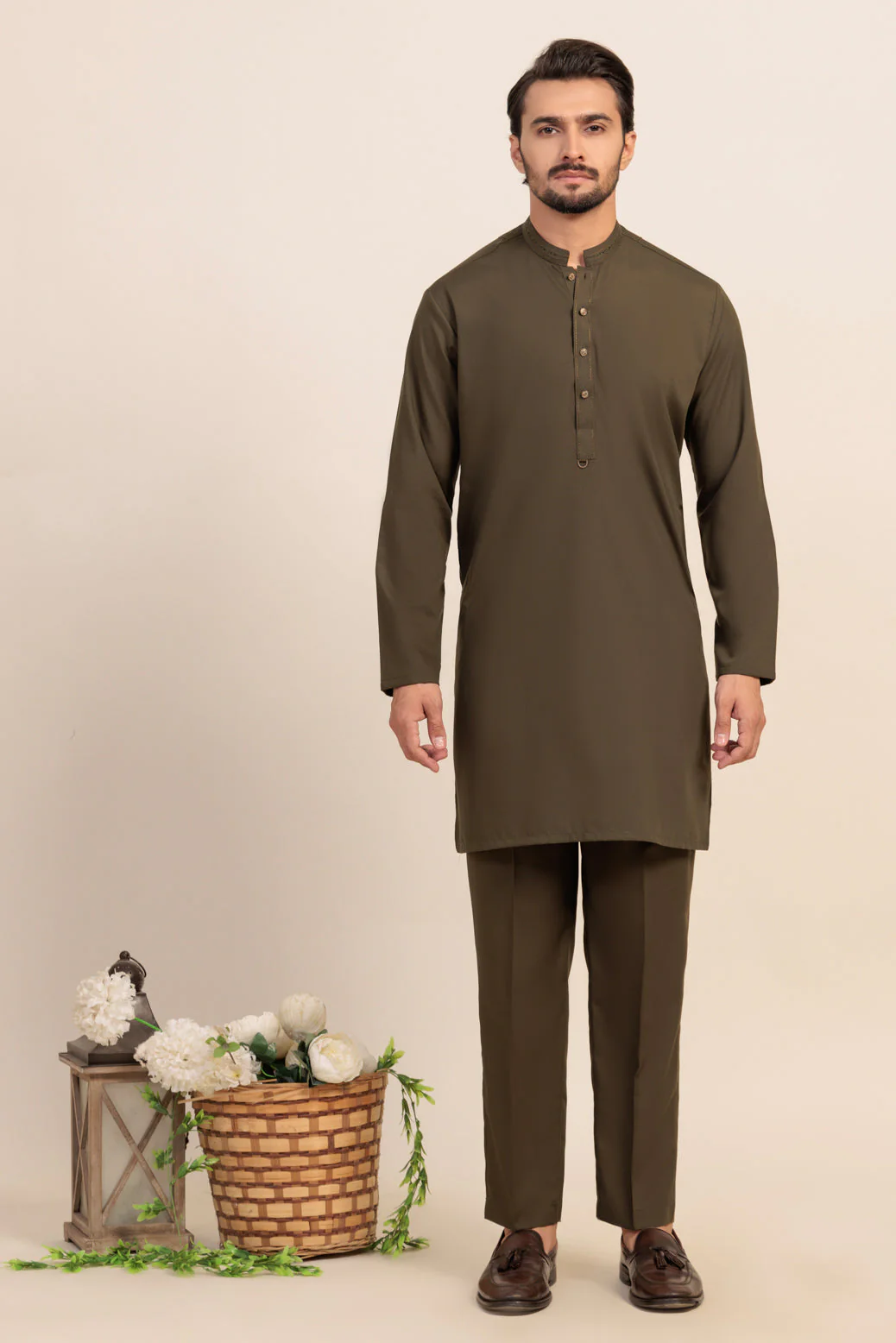 G-TEA-BLENDED-KURTA TROUSER - (KSR24-007) - Image 3
