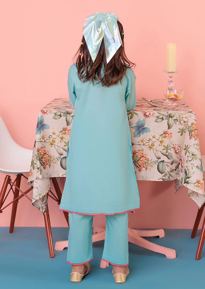 Ice-Blue - Lawn - 2 Piece (G25DE2005) - Image 2