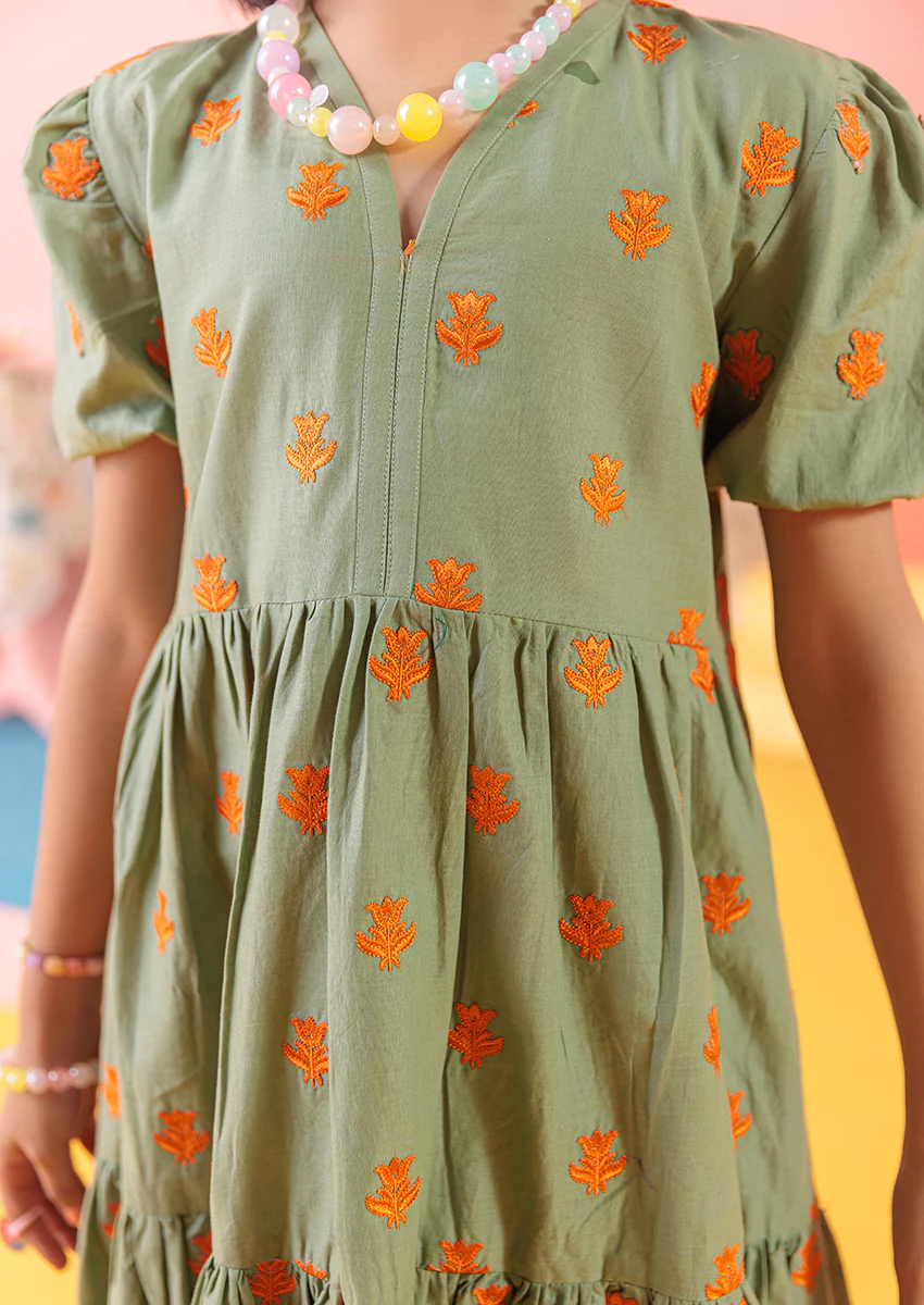 Green-Cambric-2 Piece (G25DE2013) - Image 4