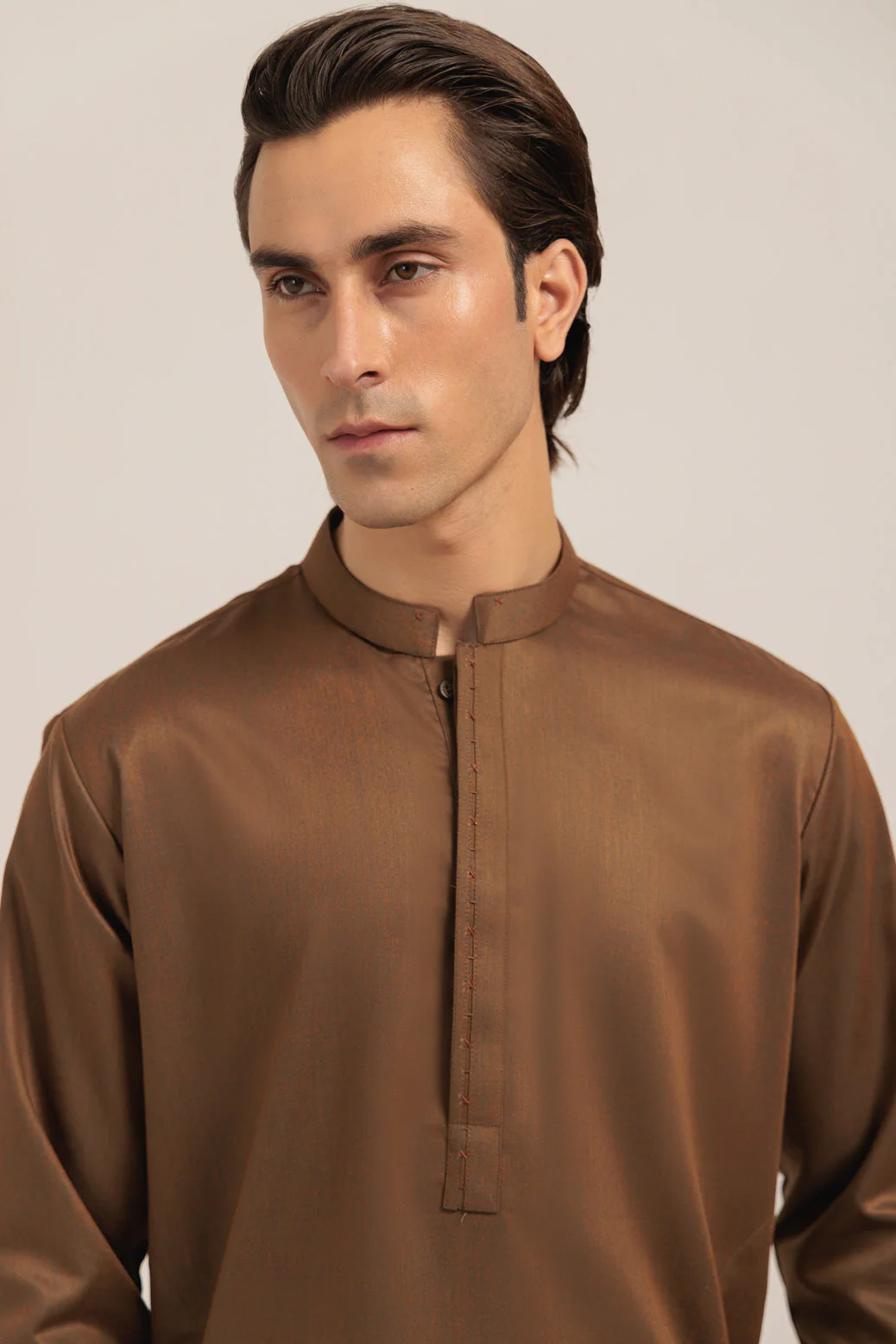GOLDEN-BLENDED-KURTA TROUSER - (KSW24-024) - Image 3