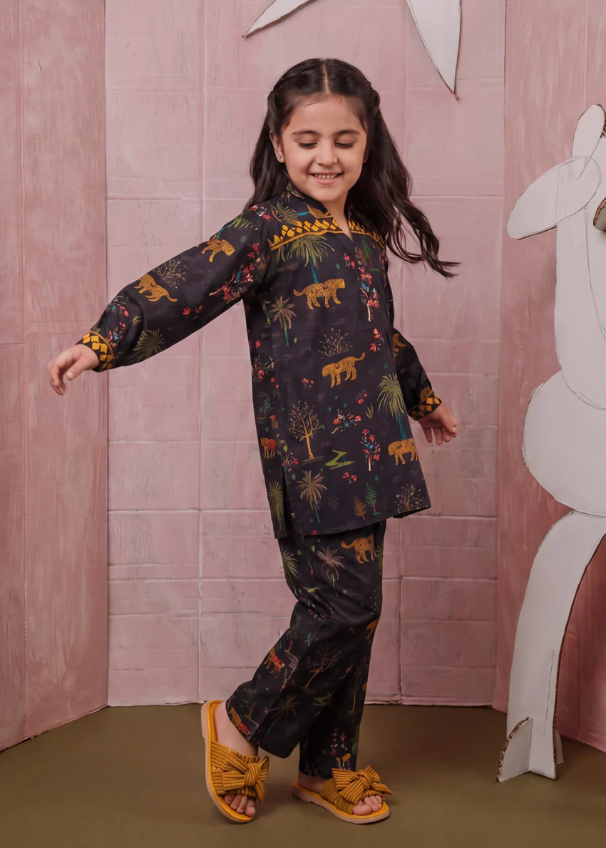 Blue-Dobby-Lawn-2 Piece (GP2PPBS26BG3A12) - Image 3