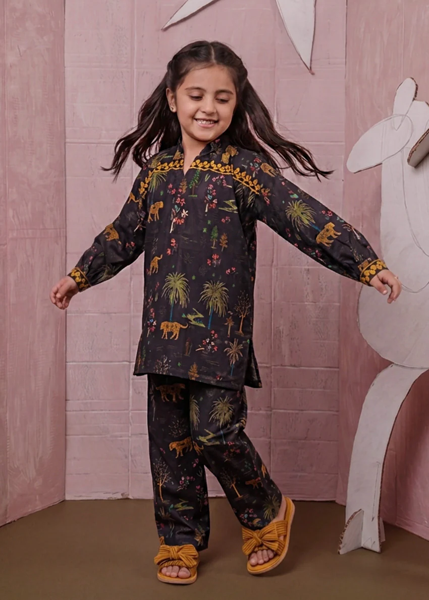 Blue-Dobby-Lawn-2 Piece (GP2PPBS26BG3A12) - Image 4