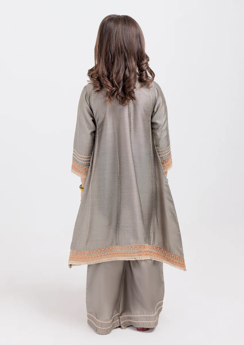 Grey-Silk-2 Piece (GPS25DE2010) - Image 2