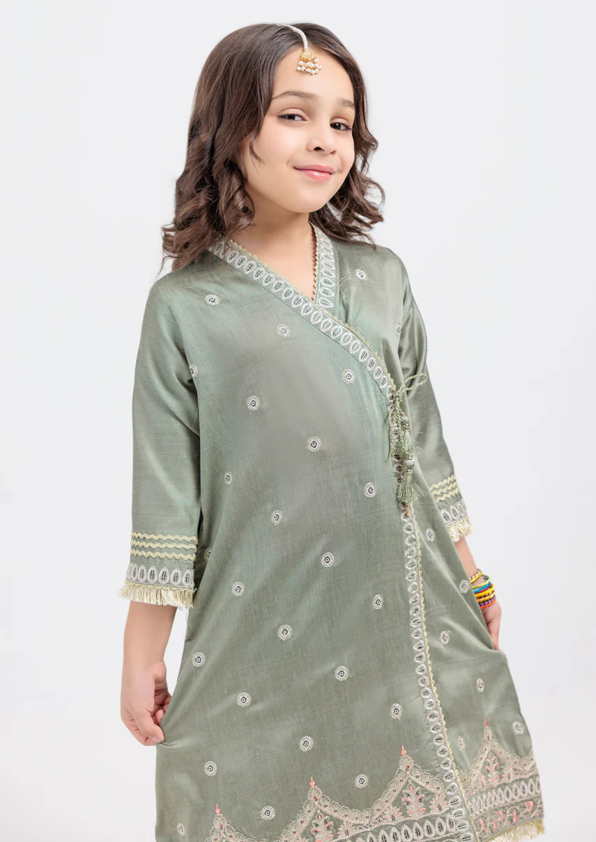 Green-Silk-2 Piece (GPS25DE2011) - Image 5