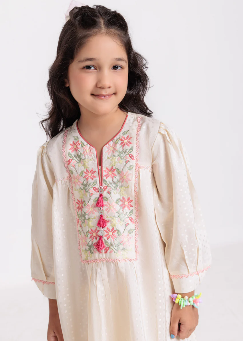 Cream-Viscose-2 Piece (GPS25DE2012) - Image 4