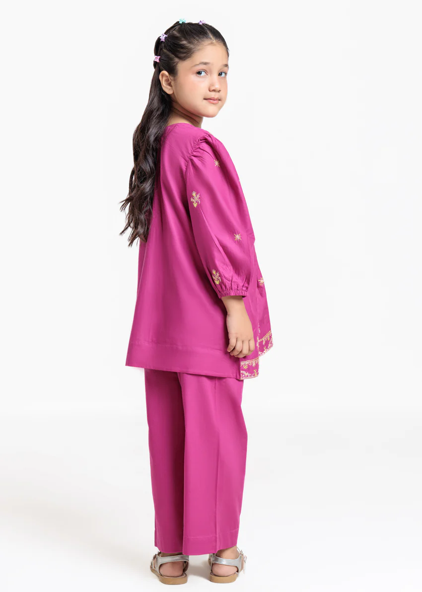 Hot-Pink-Cambric-2 Piece (GPS25DE2015) - Image 2