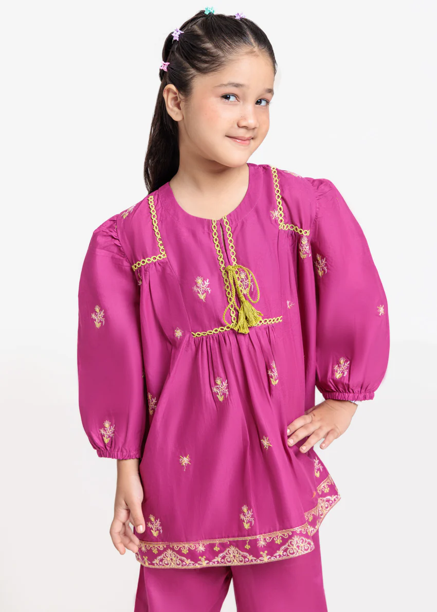 Hot-Pink-Cambric-2 Piece (GPS25DE2015) - Image 5