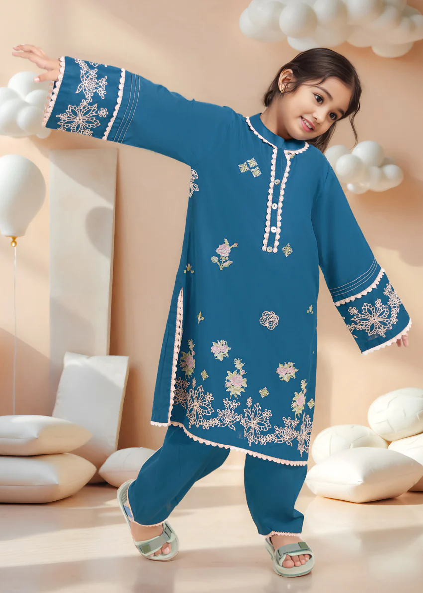 Purple-Cambric-2 Piece (GPS25DE2050) - Image 3