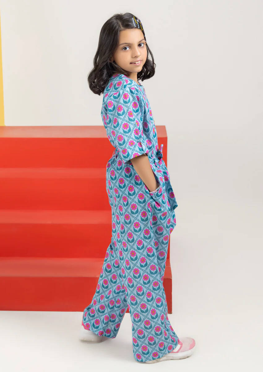 Blue-Cambric-1 Piece (GPS25P1P031) - Image 2