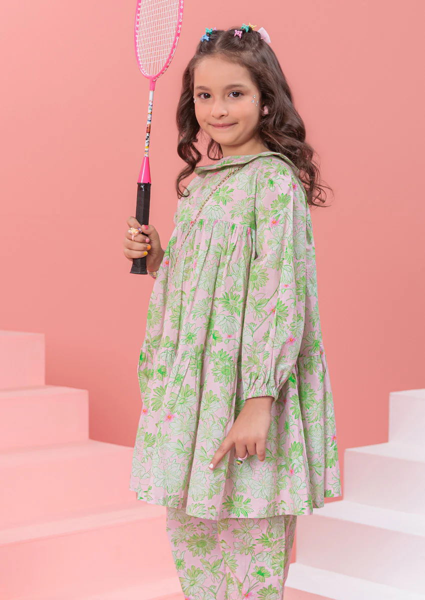 L-Pink-Lawn-2 Piece (GPS25P2004) - Image 4