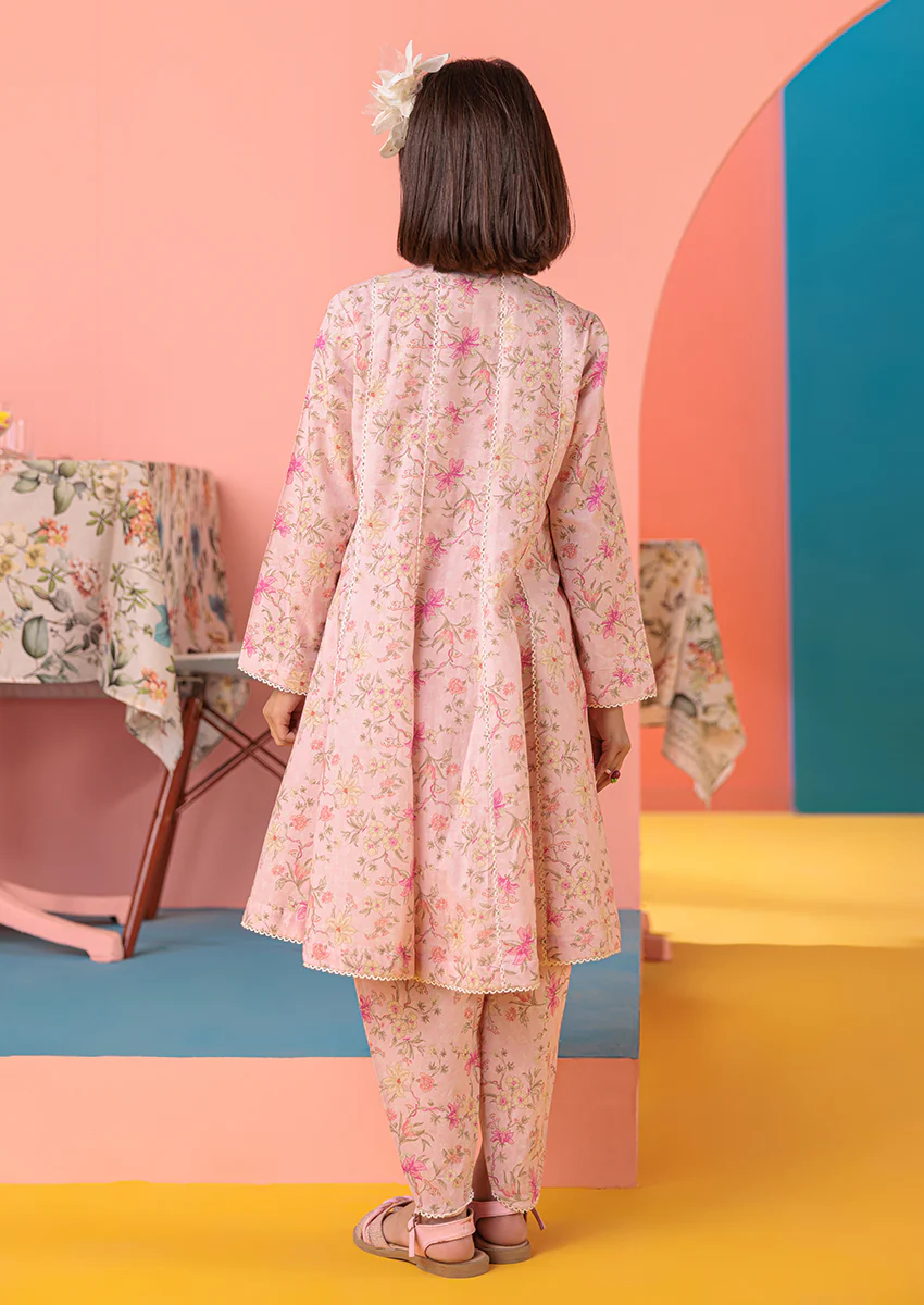 L-Pink-Lawn-2 Piece (GPS25P2005) - Image 2