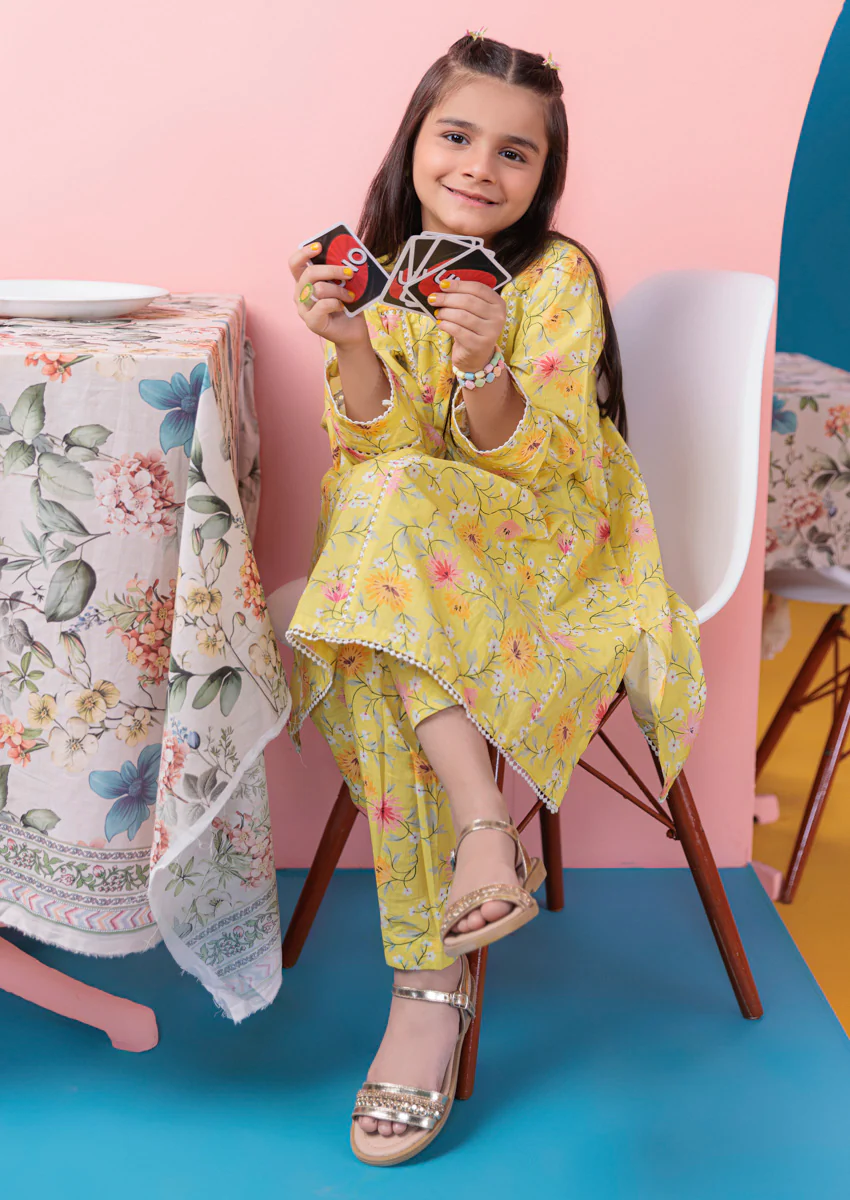 Yellow-Lawn-2 Piece (GPS25P2013) - Image 5