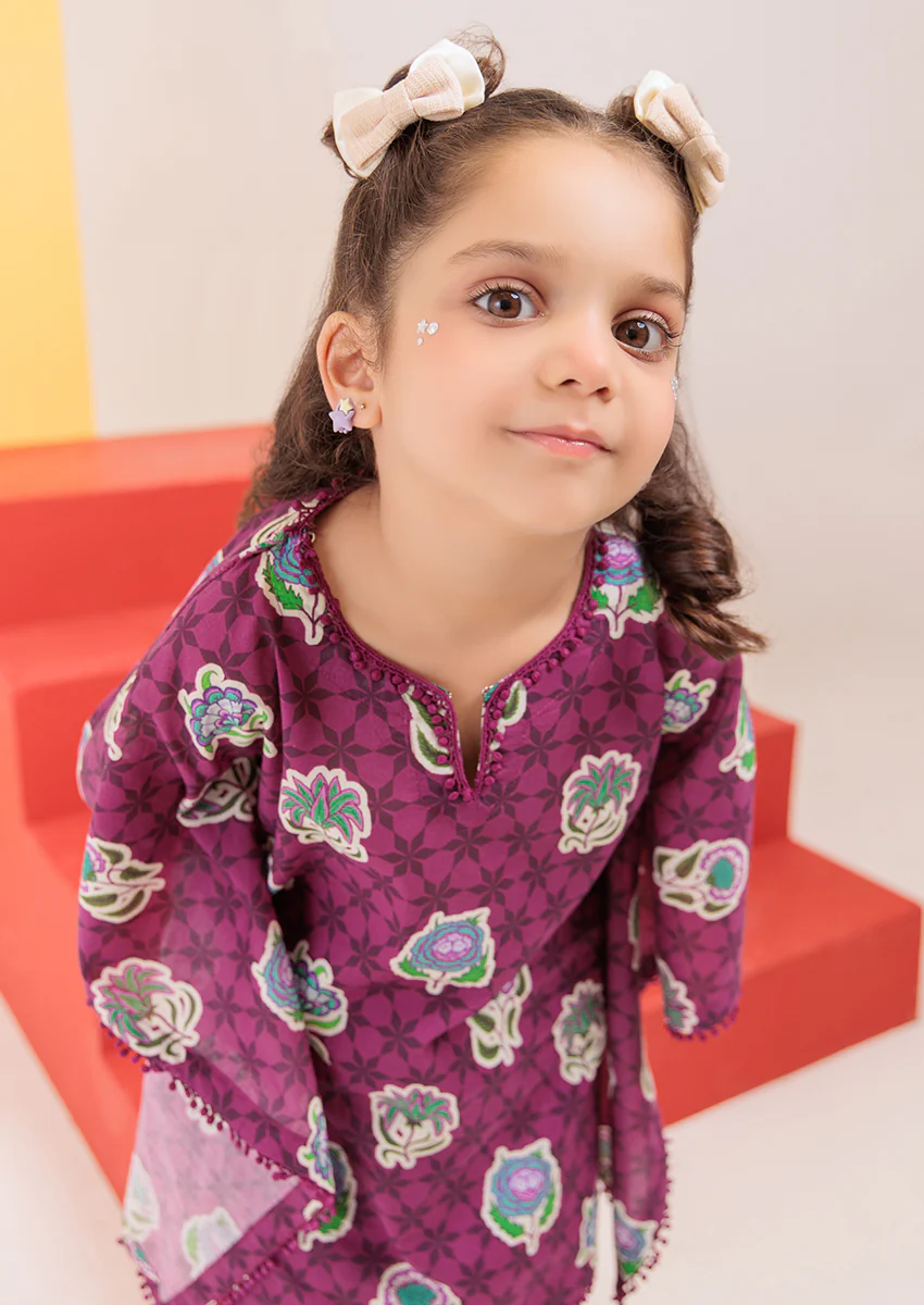 Purple-Cambric-2 Piece (GPS25P2023) - Image 5
