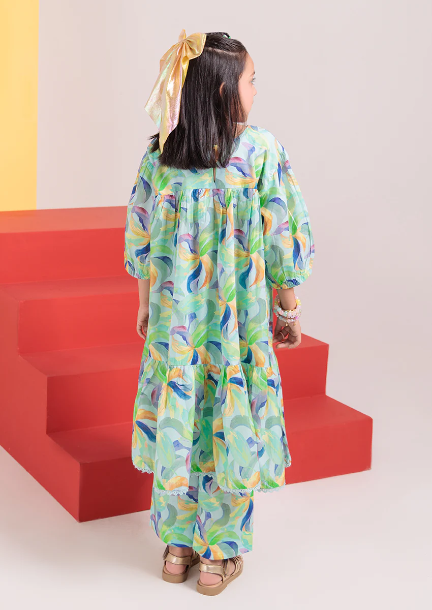 Turquoise-Cambric-2 Piece (GPS25P2025) - Image 2