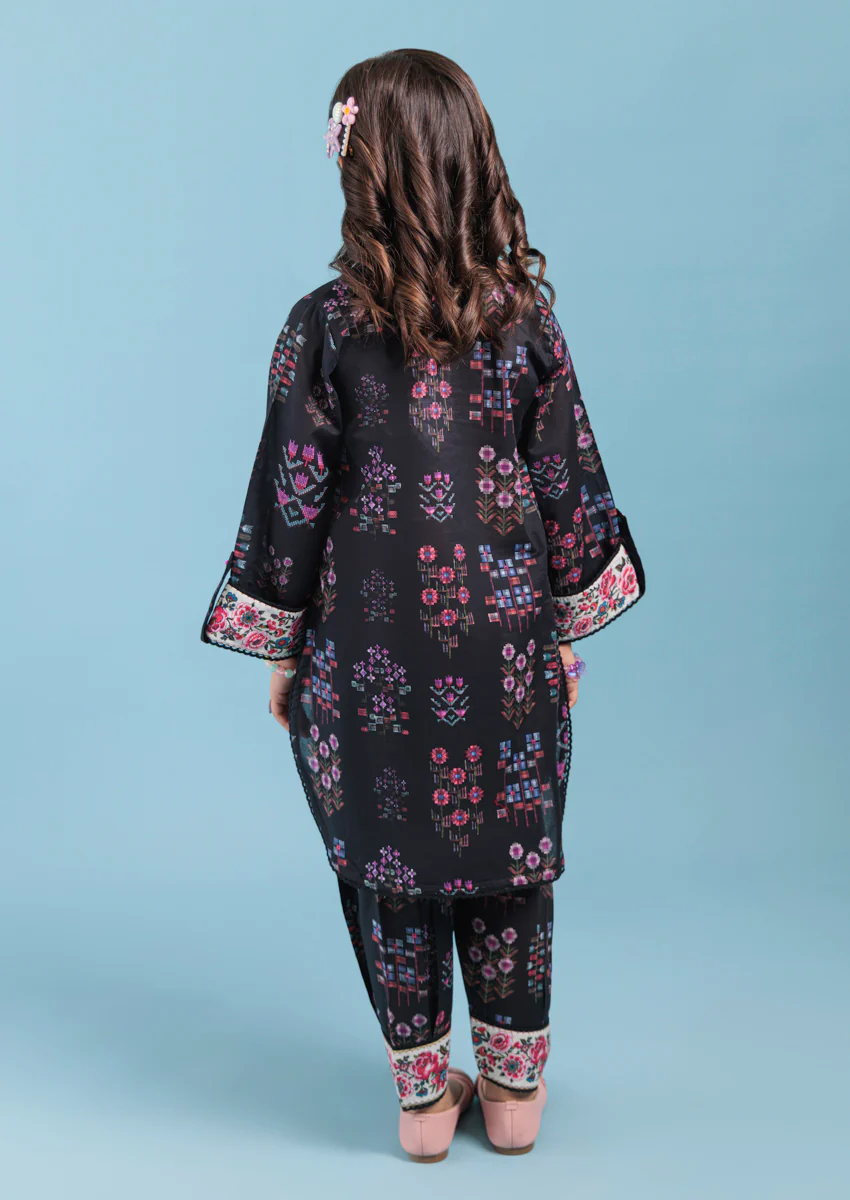 Black-Cambric-2 Piece (GPS25P2039) - Image 2