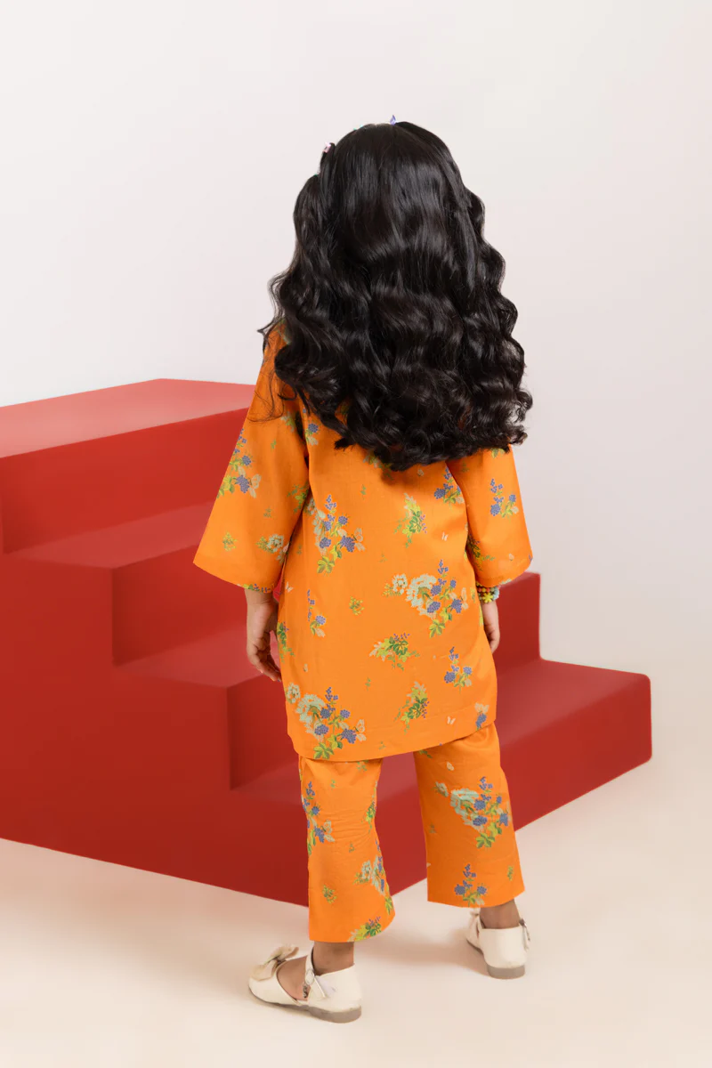 Orange-Cambric-2 Piece (GPS25P2043) - Image 2