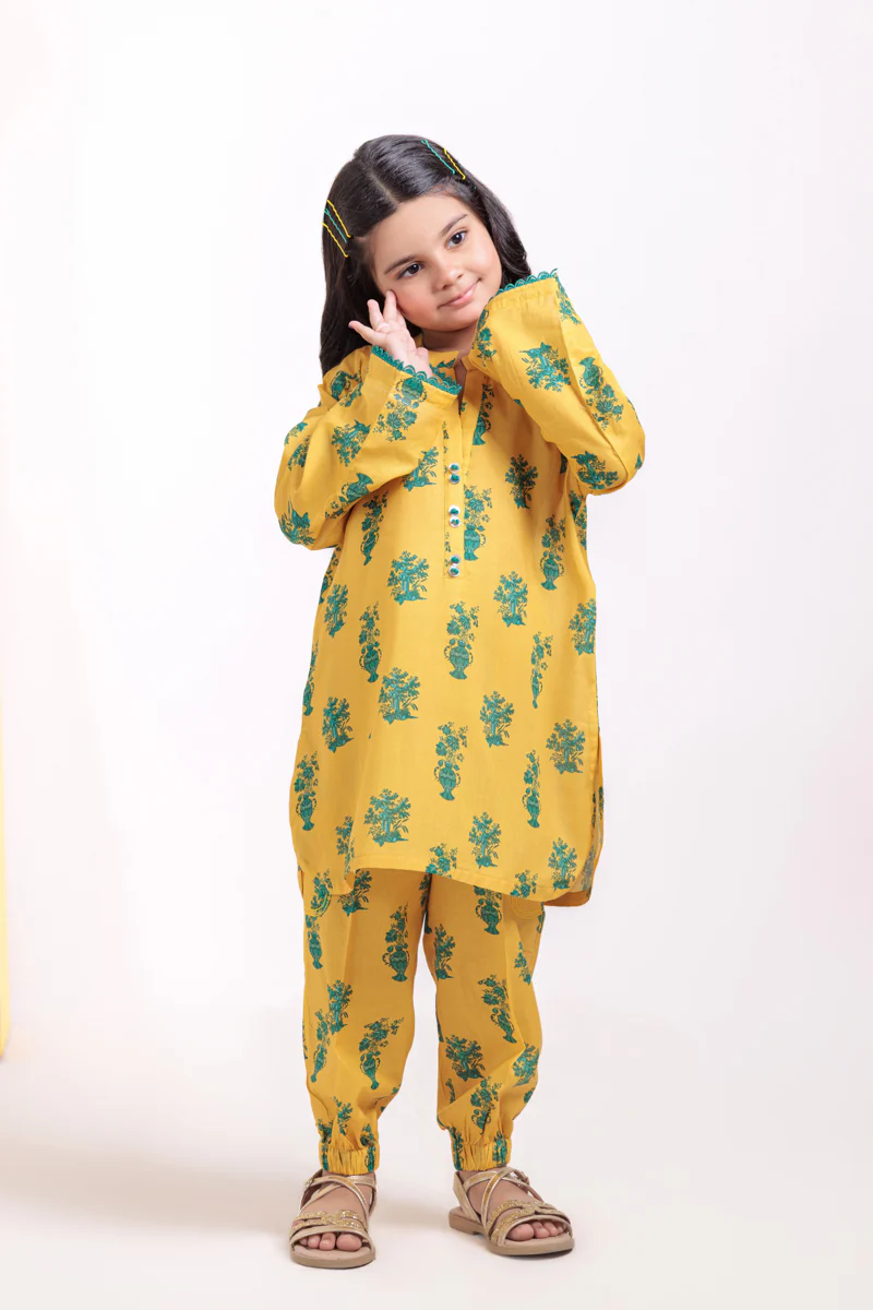 Yellow-Cambric-2 Piece (GPS25P2045) - Image 5
