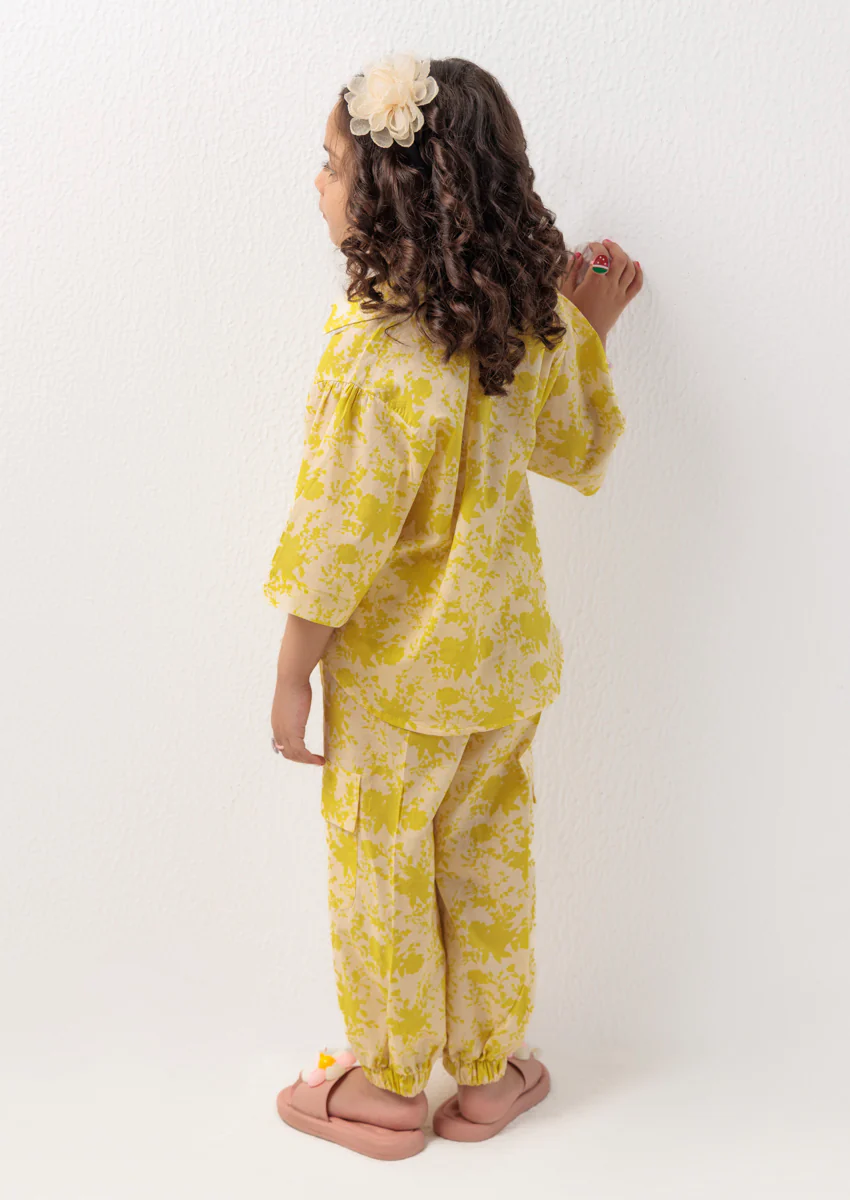 Yellow-Cambric-2 Piece (GPS25P2047) - Image 2