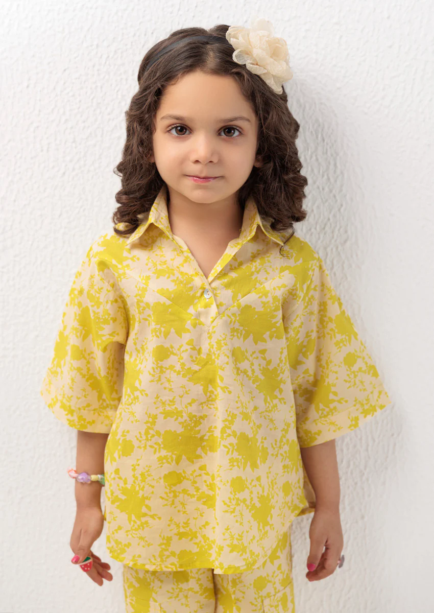 Yellow-Cambric-2 Piece (GPS25P2047) - Image 3