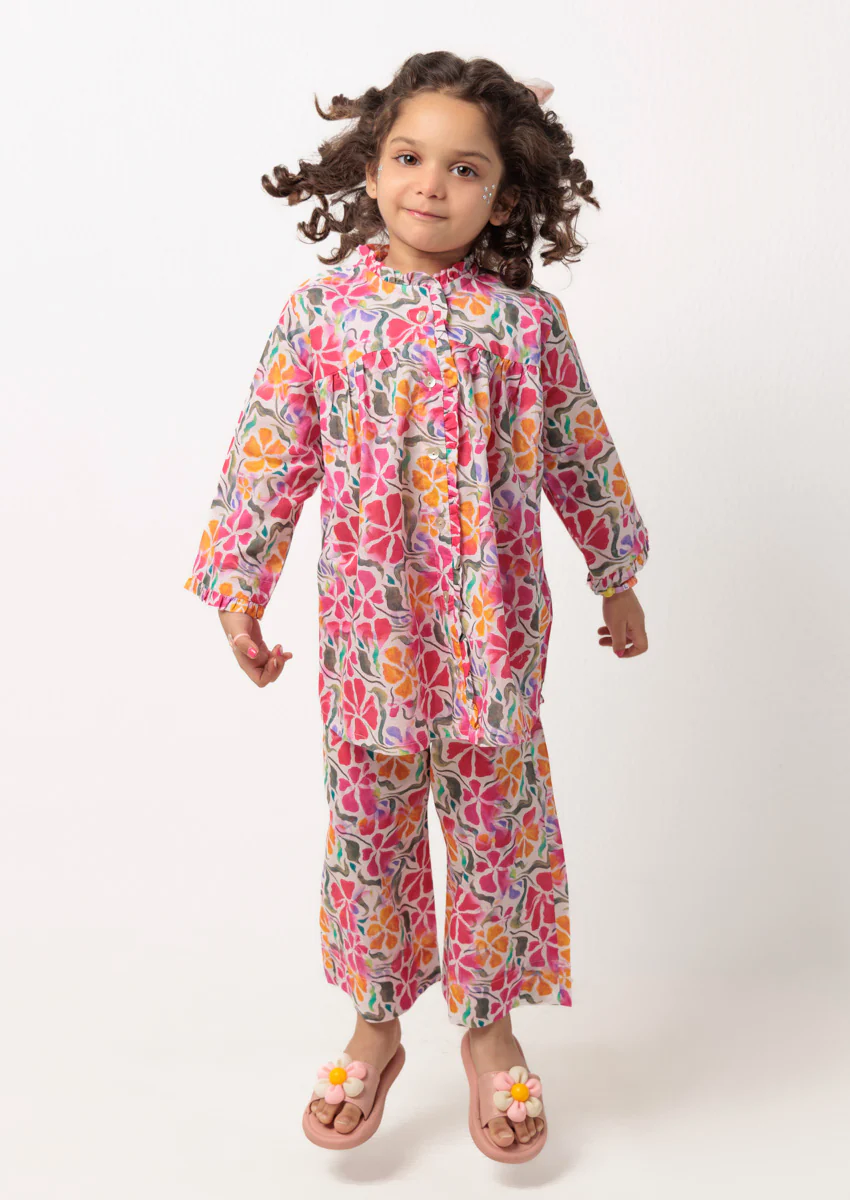Pink-Cambric-2 Piece (GPS25P2048) - Image 4