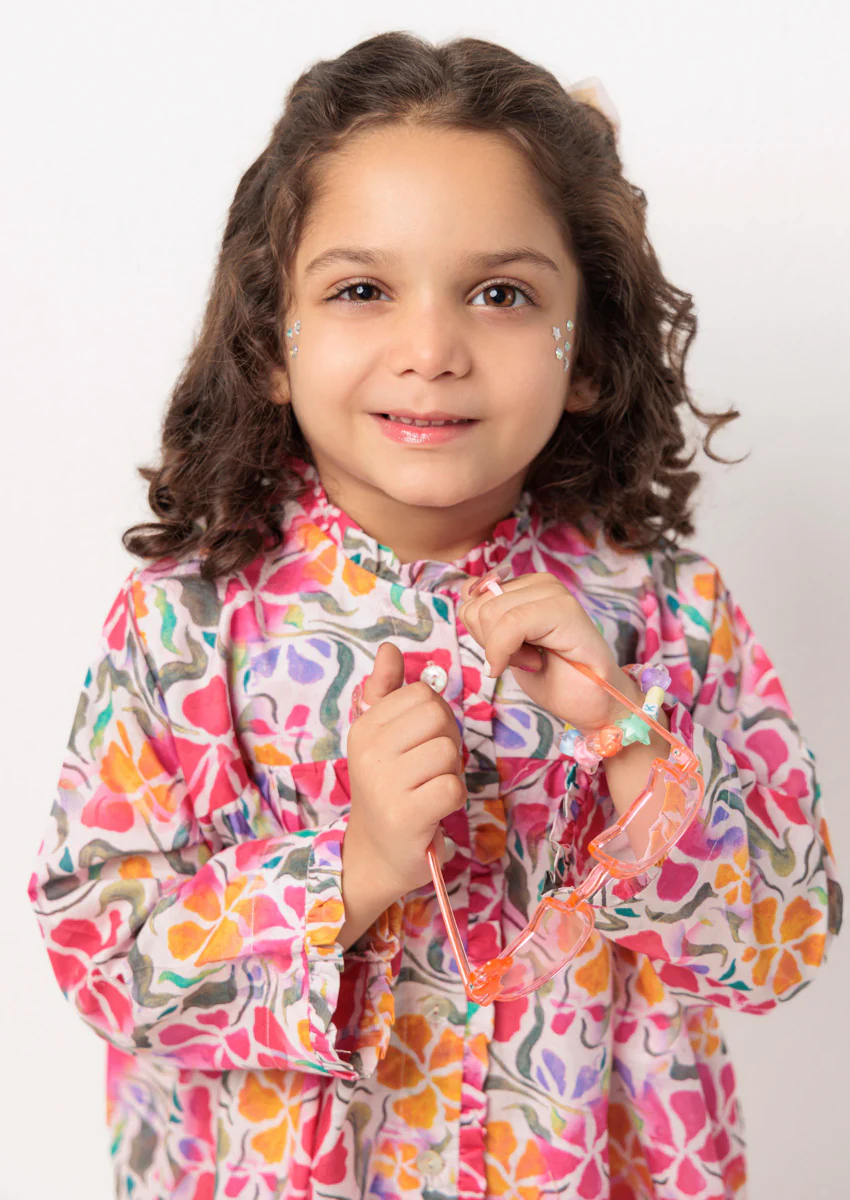 Pink-Cambric-2 Piece (GPS25P2048) - Image 5