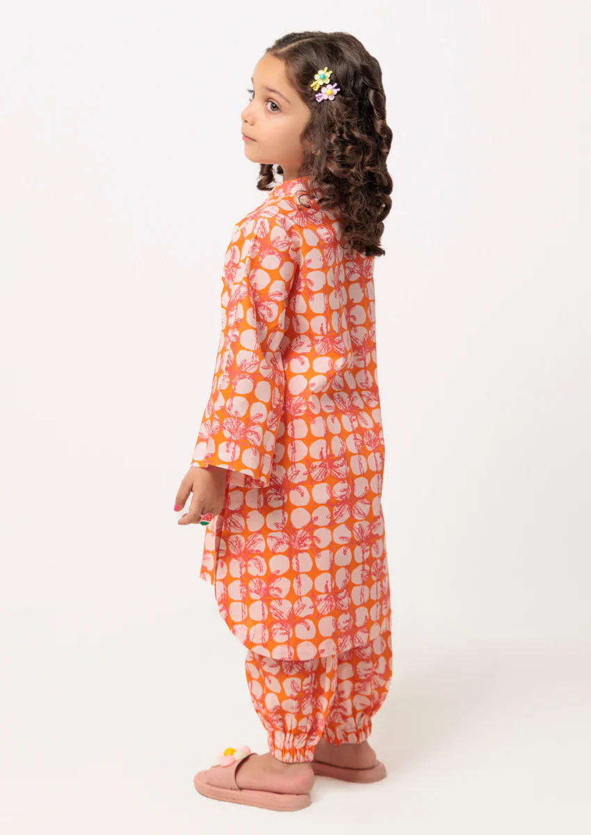 Orange-Cambric-2 Piece (GPS25P2049) - Image 2