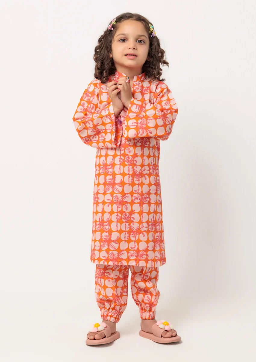 Orange-Cambric-2 Piece (GPS25P2049) - Image 4