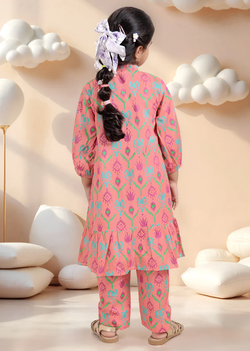 C-Pink-Cambric-2 Piece (GPS25P2052) - Image 2