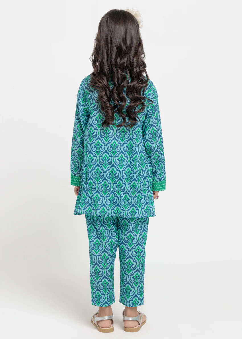 Teal-Lawn-2 Piece (GPS25P2055) - Image 2