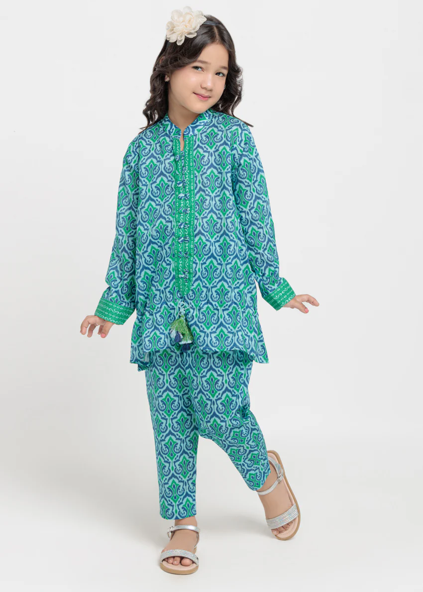 Teal-Lawn-2 Piece (GPS25P2055) - Image 5