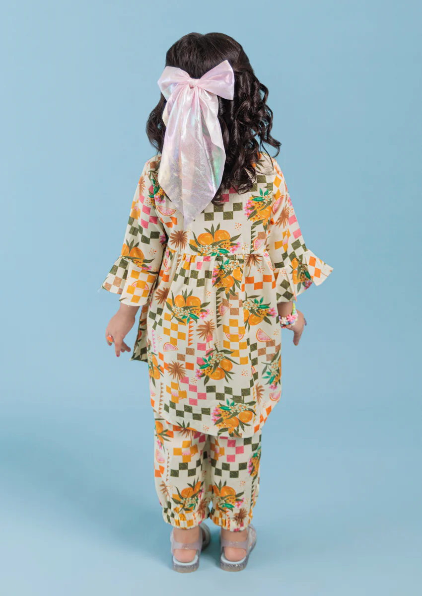 Vanilla-Cambric-2 Piece (GPS25P2057) - Image 2