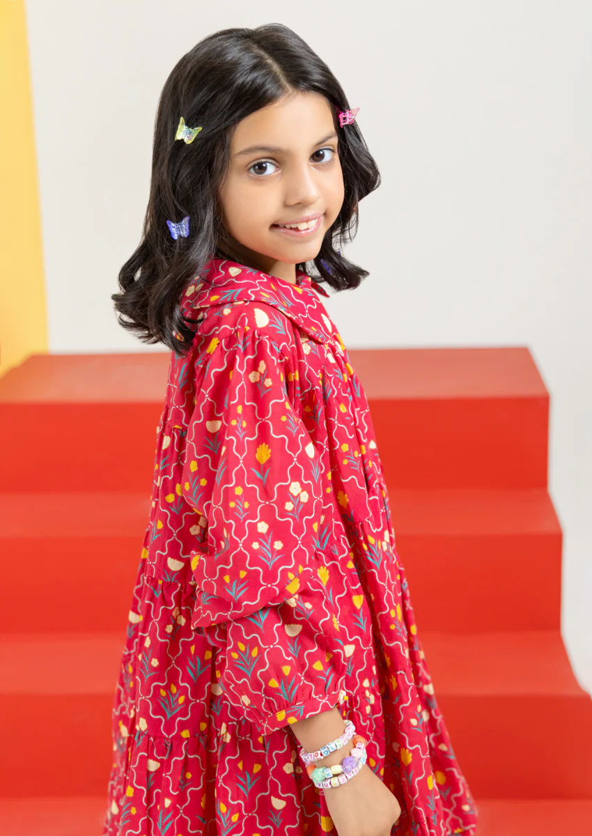 Pink-Cambric-2 Piece (GPS25P2060) - Image 5