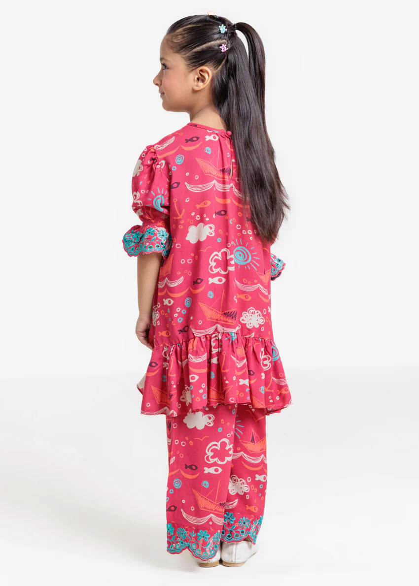 Pink-Viscose-2 Piece (GPSTPBS25BG7A17) - Image 2