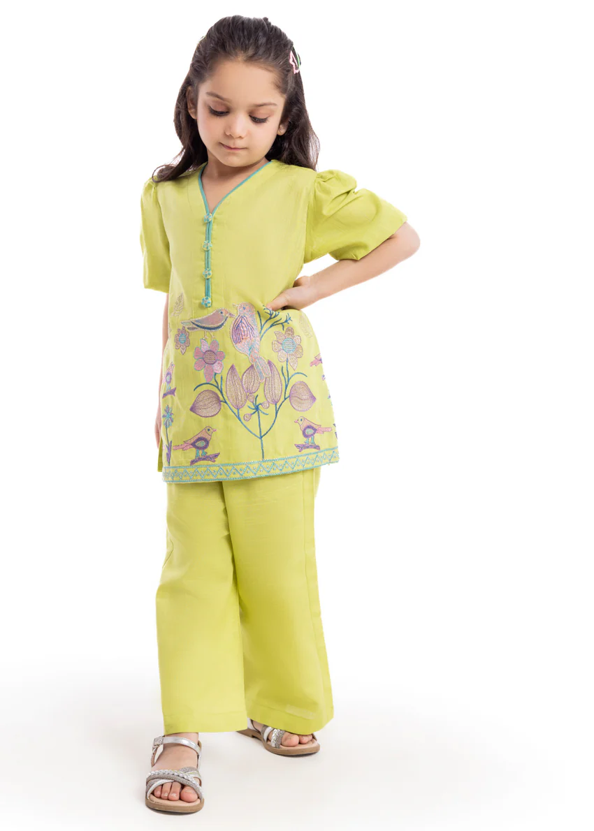 Yellow-Khaddar-2 Piece (GPSTSBW25BG10N35) - Image 4