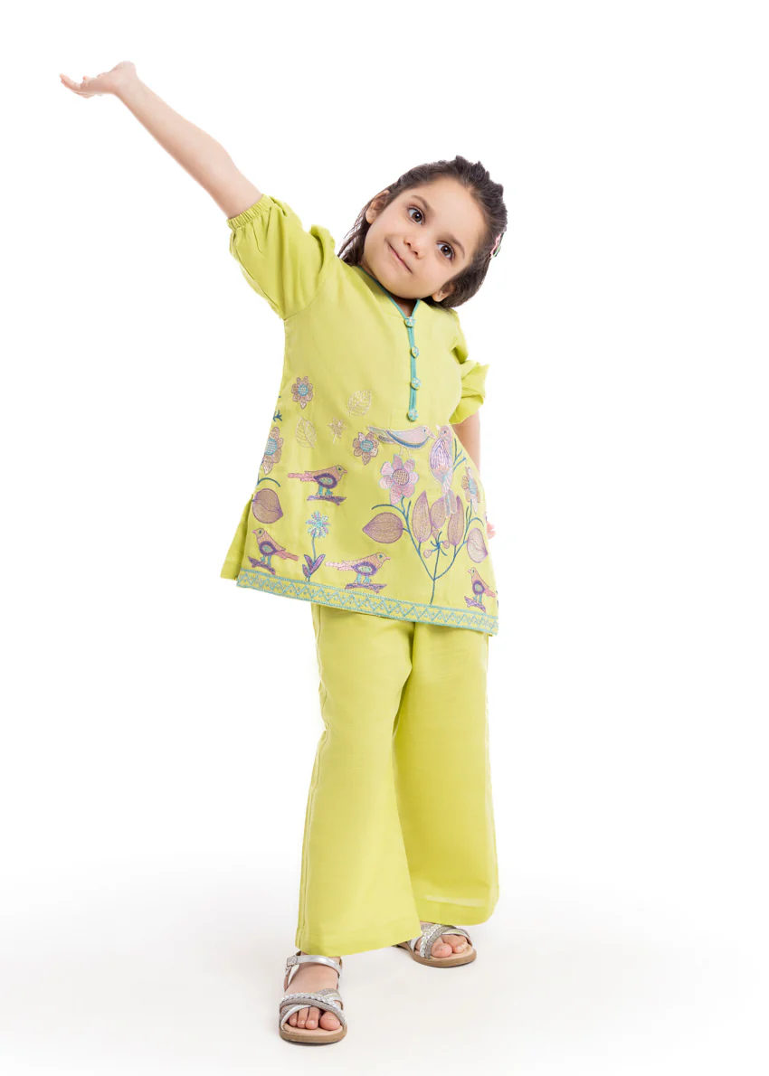 Yellow-Khaddar-2 Piece (GPSTSBW25BG10N35) - Image 5
