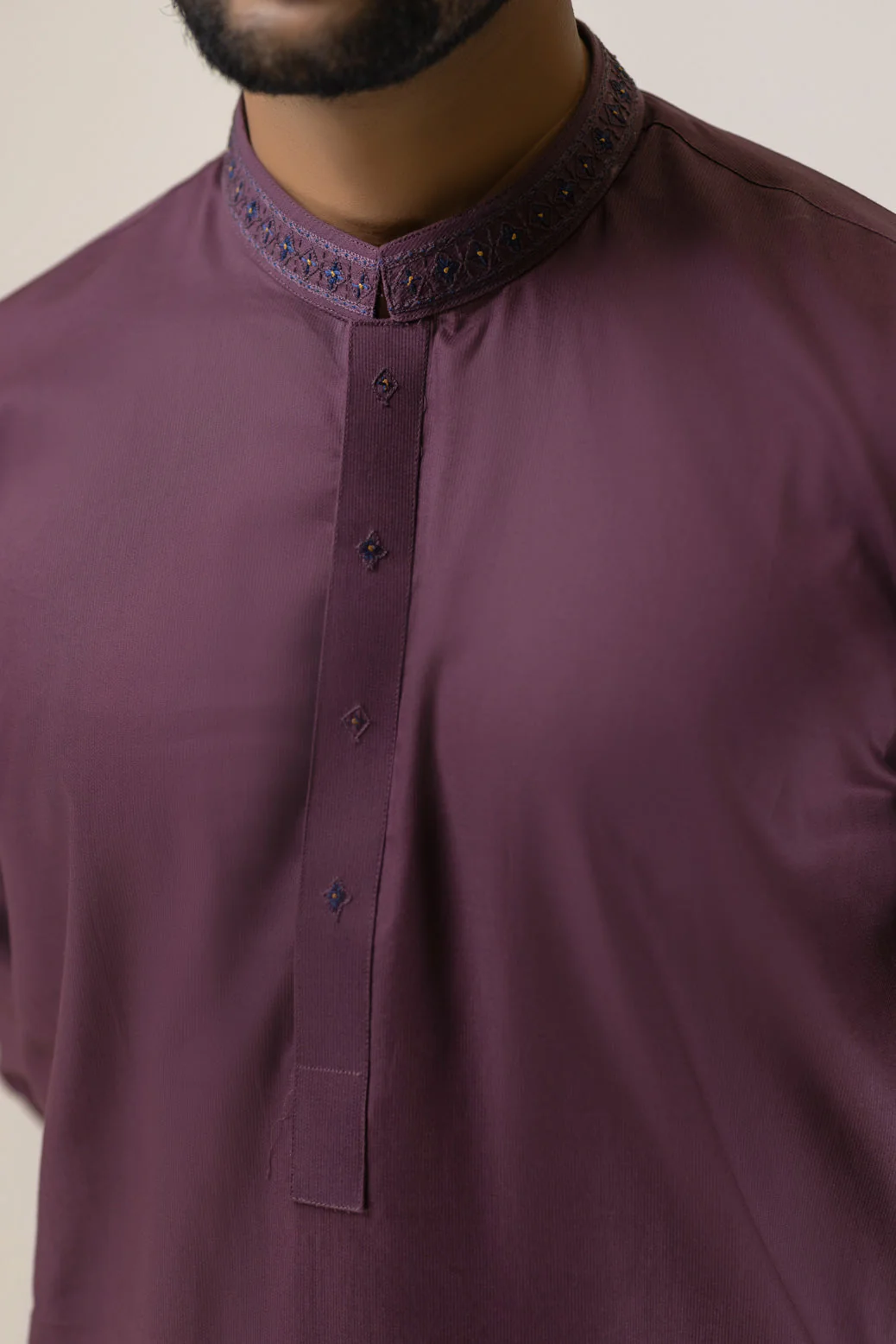 GRAPE-COTTON-KURTA SHALWAR - (KSRB23-027) - Image 4